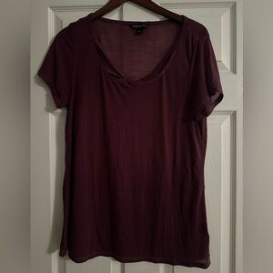 Women's Burgundy Top